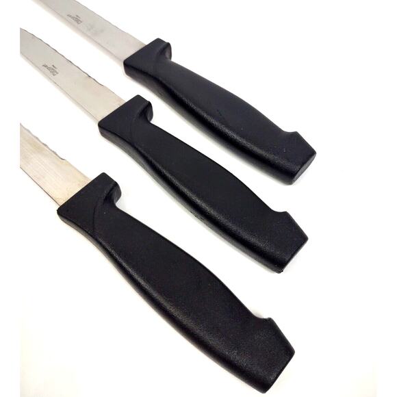 Set of 3 Pfaltzgraff Everyday Serrated Blade Steak Knives 8.5 in Stainless Steel - Picture 3 of 5